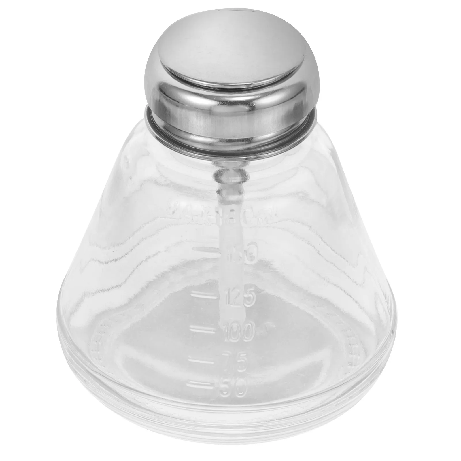 

Liquid Dispenser Press Bottle Leakproof Refillable for Nail Polish Remover Alcohol Manicure Cleaning Portable Travel Empty