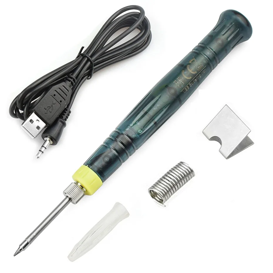 HOT 5V 8W USB Powered Electric Soldering Iron Solder Pen Welding Gun Hand Tools Kit Fast Heating Outdoor welding tools