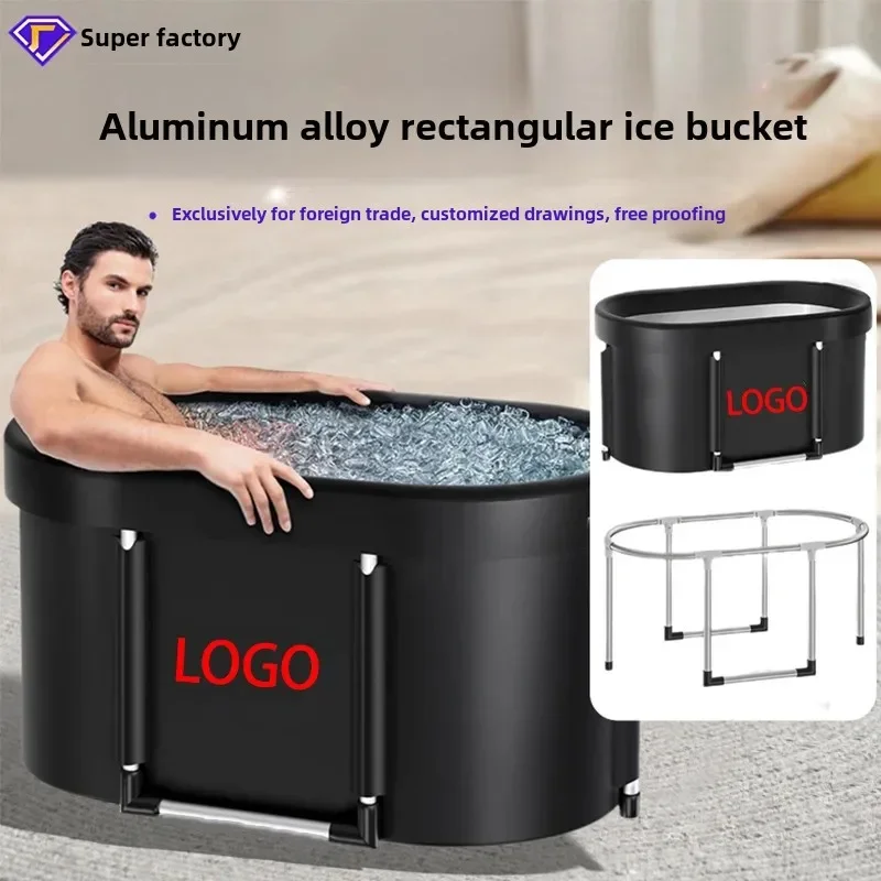 Portable Family Ice Bath Tub Foldable Cold Plunge Pool Outdoor Ice Bath for Athletes Multi-layered Cold Plunge Tub Portable