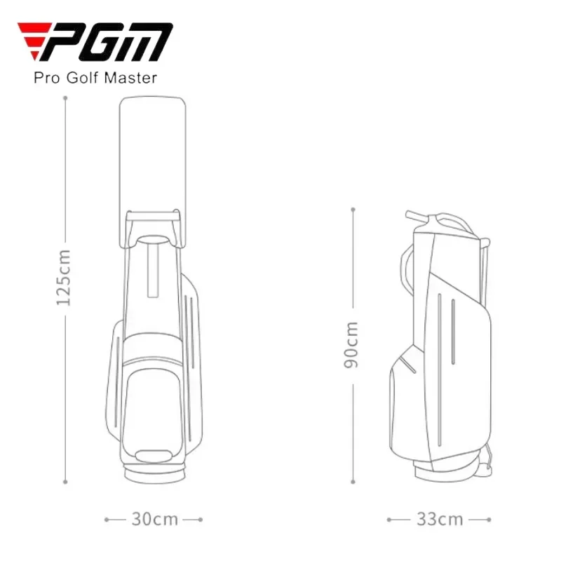 PGM Urltra-Light Golf Rack Bags Large Capacity Portable Bracket Bag High Quality Tripod Golf Travel Package Can Hold 13pcs Clubs