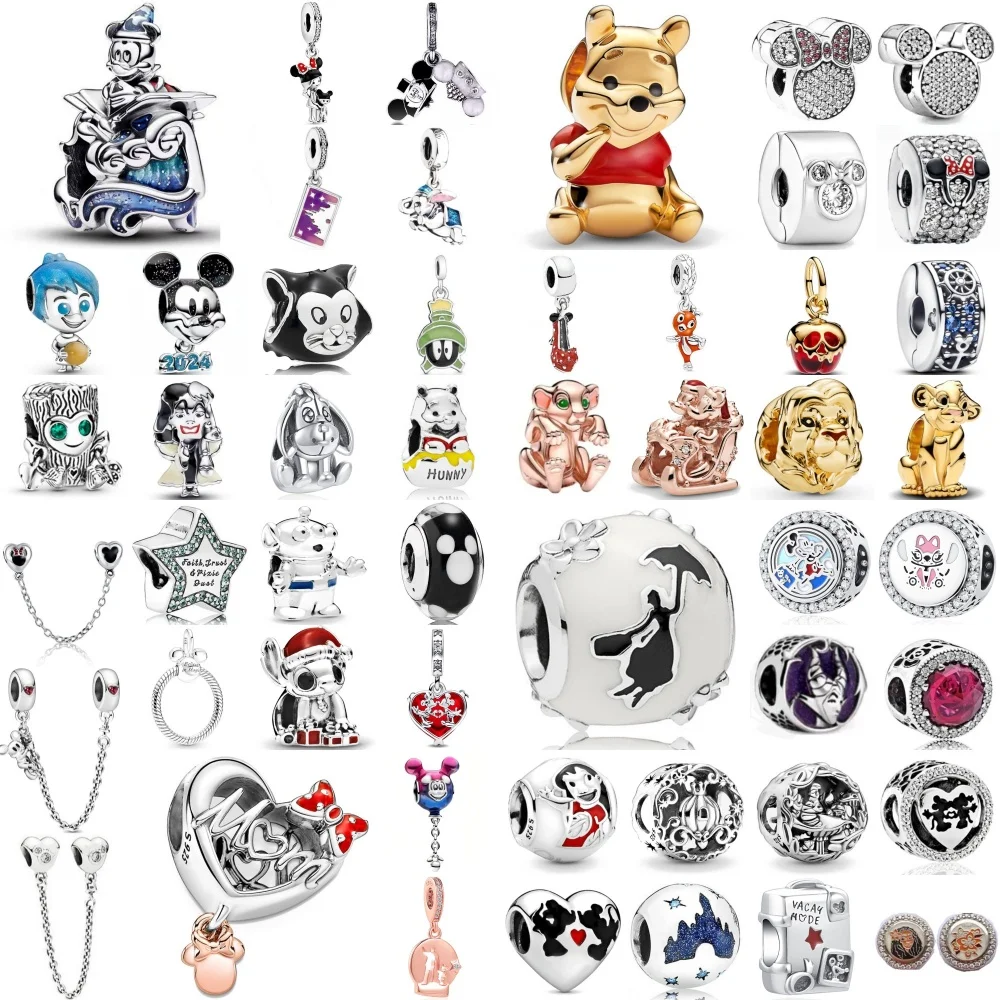 

Hot Selling 925 Silver,Bear,Lion,Mouse,Cat Bead Pendant Suitable for Original Bracelets, DIY Accessories,Exquisite Jewelry