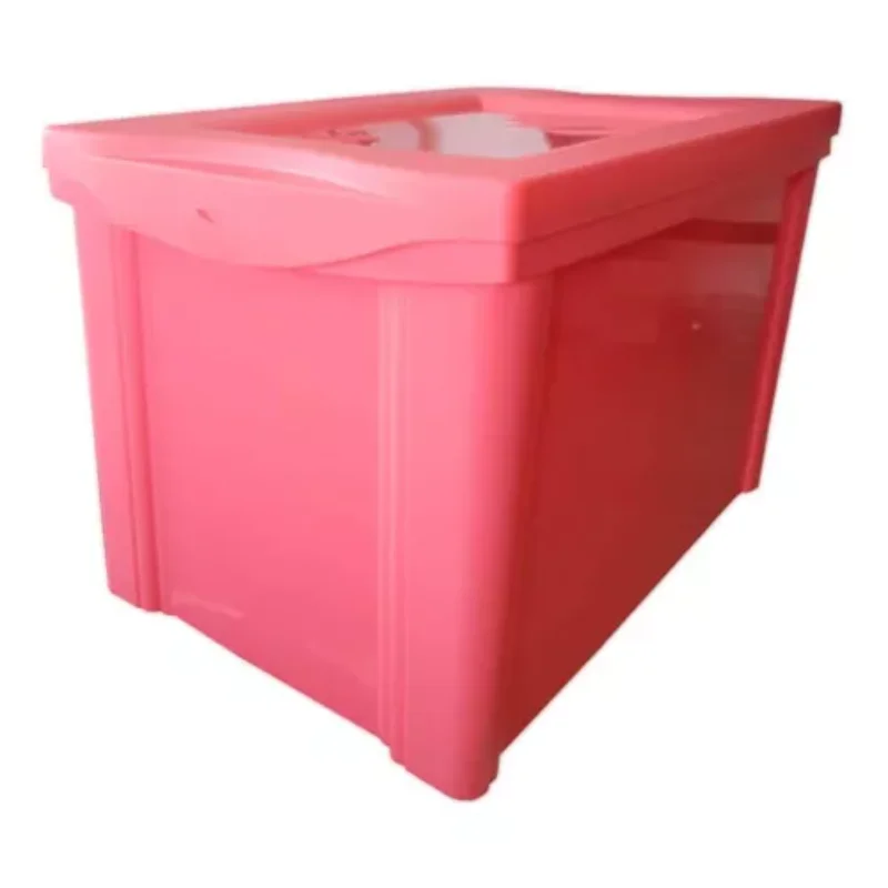 

Large Organizer Box With Lock 30l Pink Boxes, Boxes and Baskets Decorative Boxes