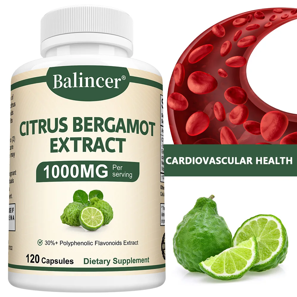 

Органический цитрусовый бергамот 1000 мг, поддерживает здоровье сердца, антиоксиданты, борьба со старением, уход за весом и поддержку пихотительности.