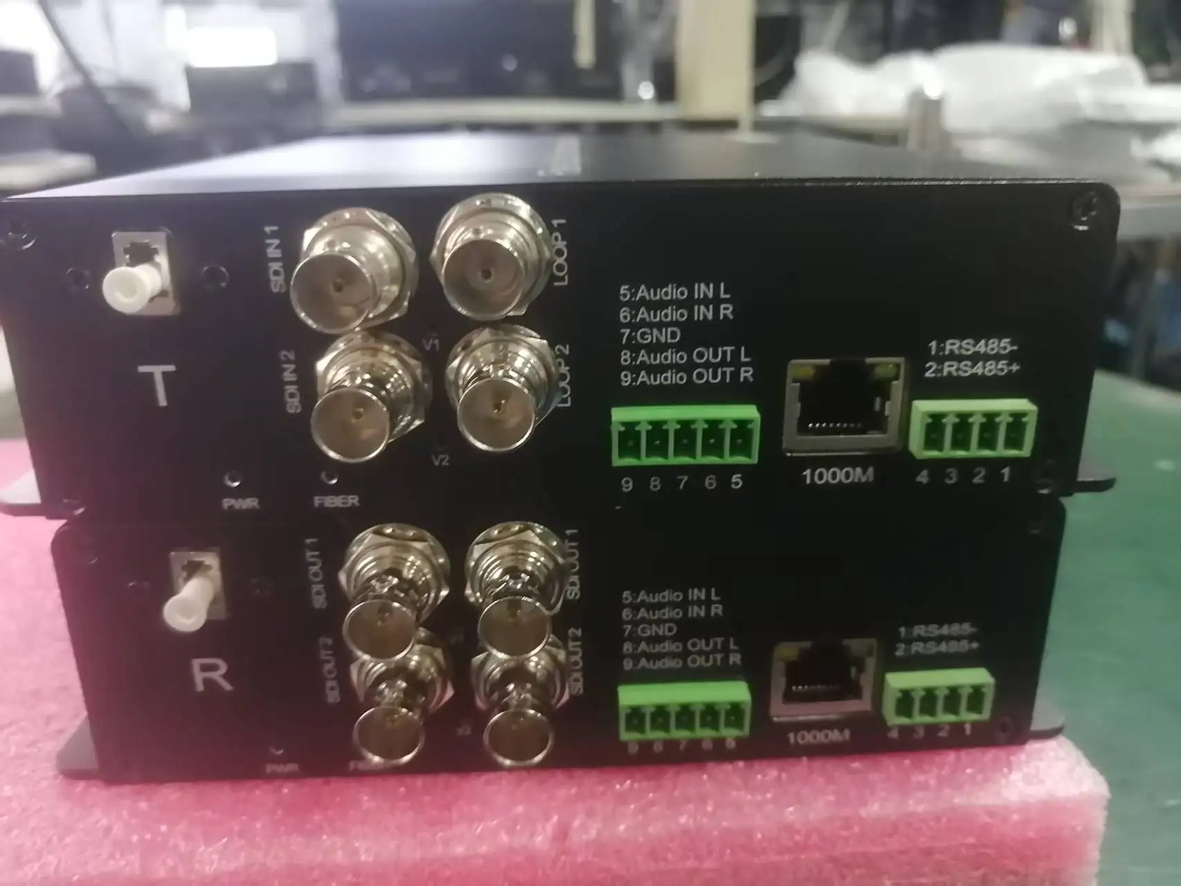 

2CH 3G SDI, 1GB Ethernet, Audio, RS485 Data, Multi-Signals Transmission Equipment Over One Fibre Cable