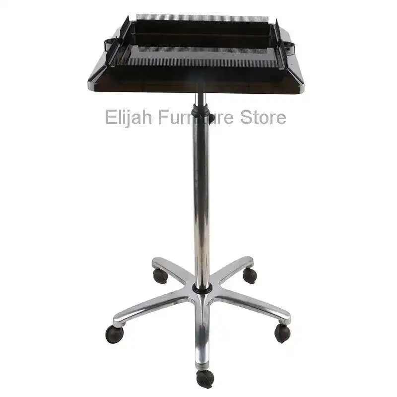 

Hair Extension Tools Salon Hair Dyeing Hairdressing Movable Liftable Stainless Steel Trolley Wig Stand