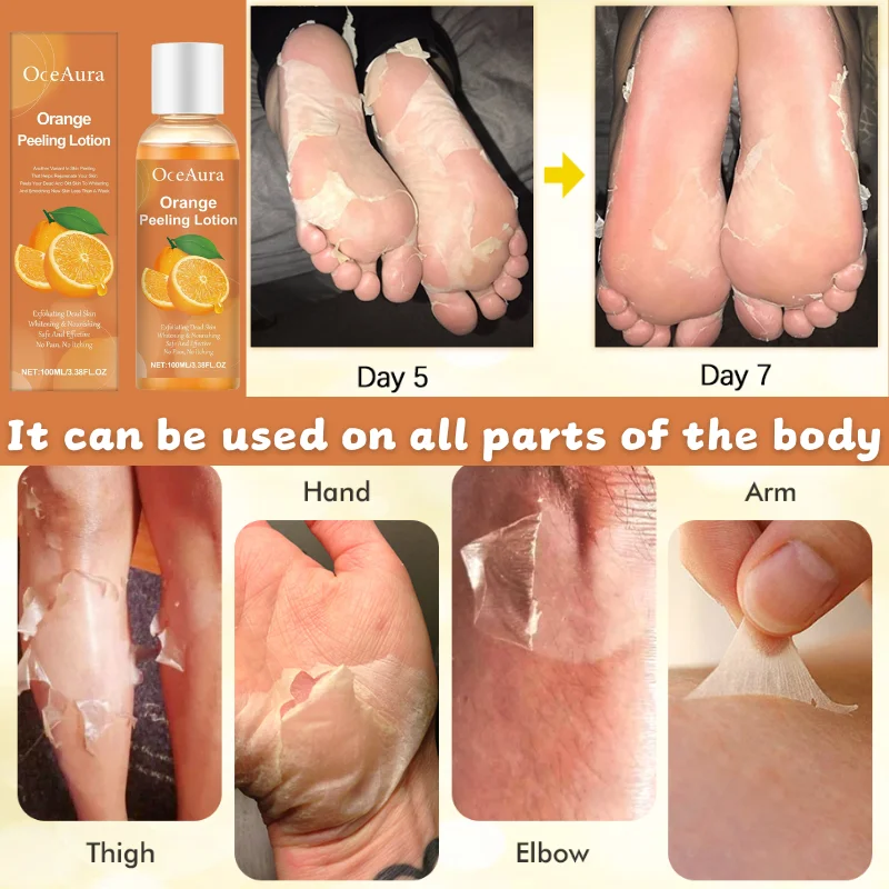 

Оранжевый пилинг-лосьон для тела: нежный отшелушивающий гель-лосьон, пилинг-масло, воск-пилинг «Рамен», оптовая продажа