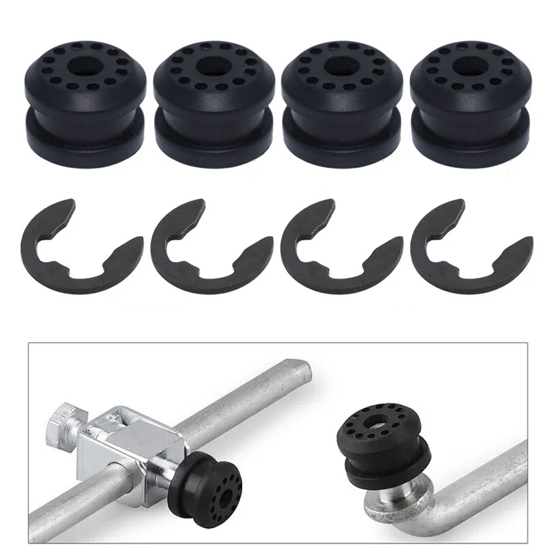 4x Black Grommet 68078974AA 68078975AA For Dodge Ram 1500 2500 3500 Transfer Case Shifter Linkage Control Lever Bushing Grommet