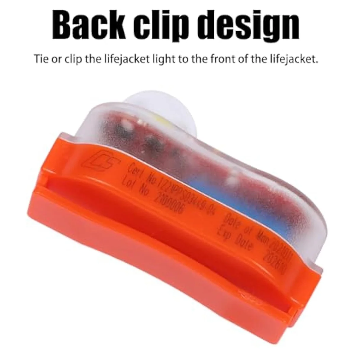 T27C Rescue Vest, LED Light, Life-Saving Vest Flash, for Emergency Water Survival