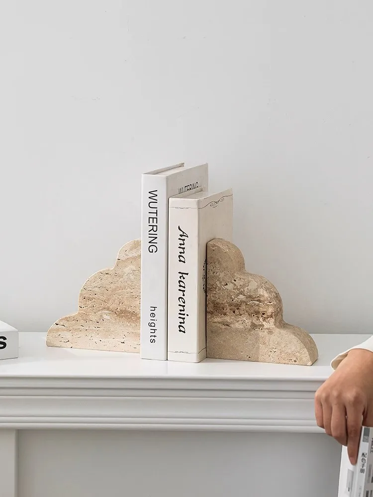 

Natural Yellow Cave Stone Book Clip Living Room Bookstore Decoration Furnishing Articles Desktop Book Clip Advanced Handicrafts