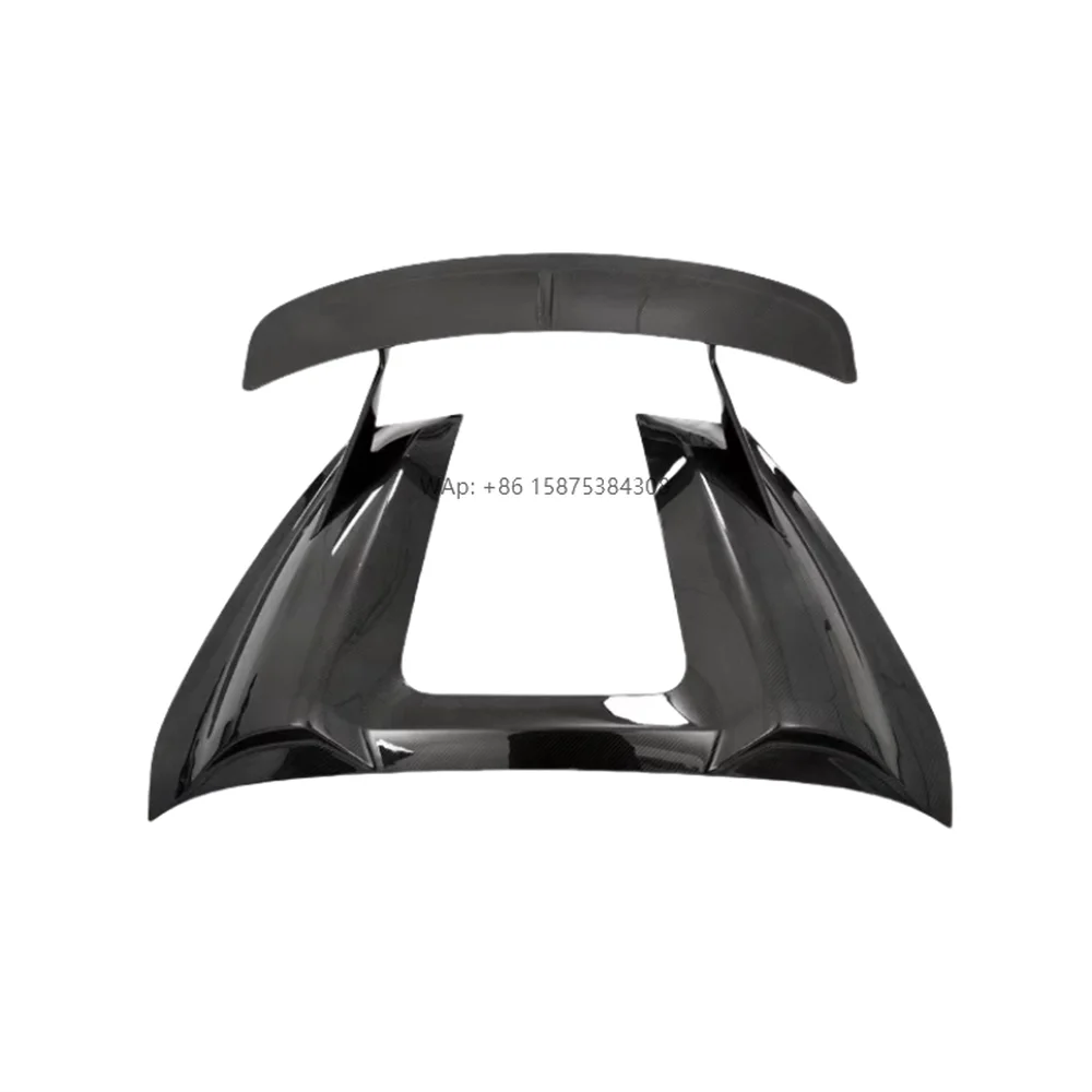 

Full Carbon Fiber T-Shaped Rear Spoiler Body Kit for 718 Boxster Cayman Enhances Rear Trunk Wing Performance