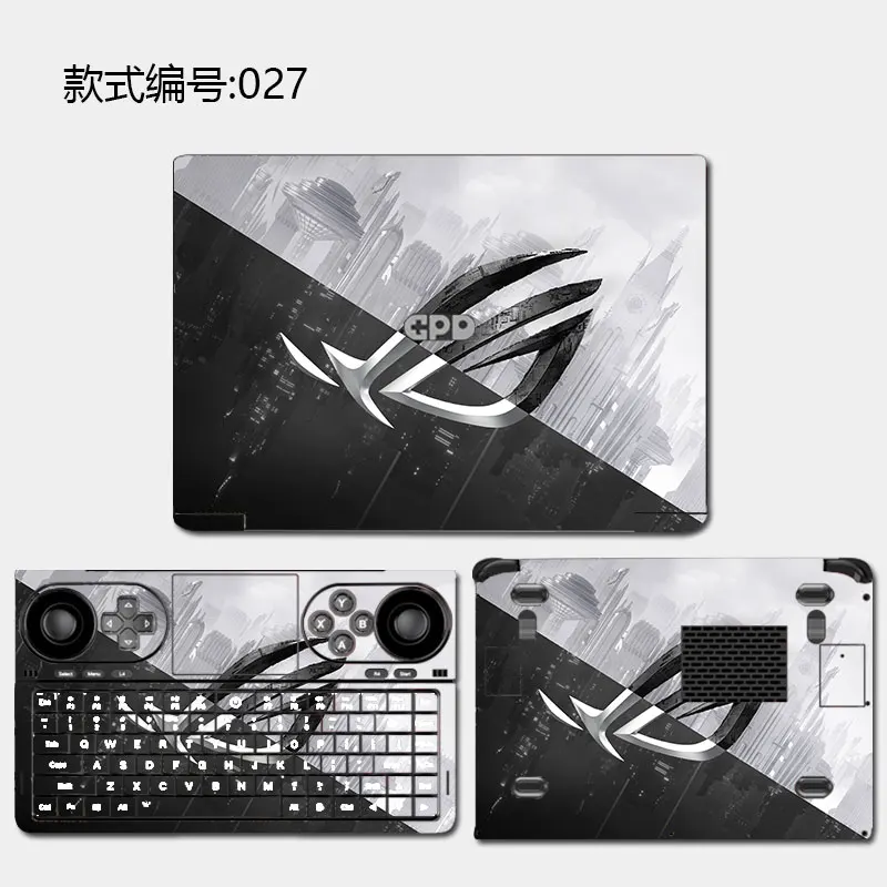 

Pre-cut 1xTop+1xPalmrest+1xBottom+Side Skin Sticker Cover Protective Film For 2025 GPD Win Mini 7 Max 2 10.1