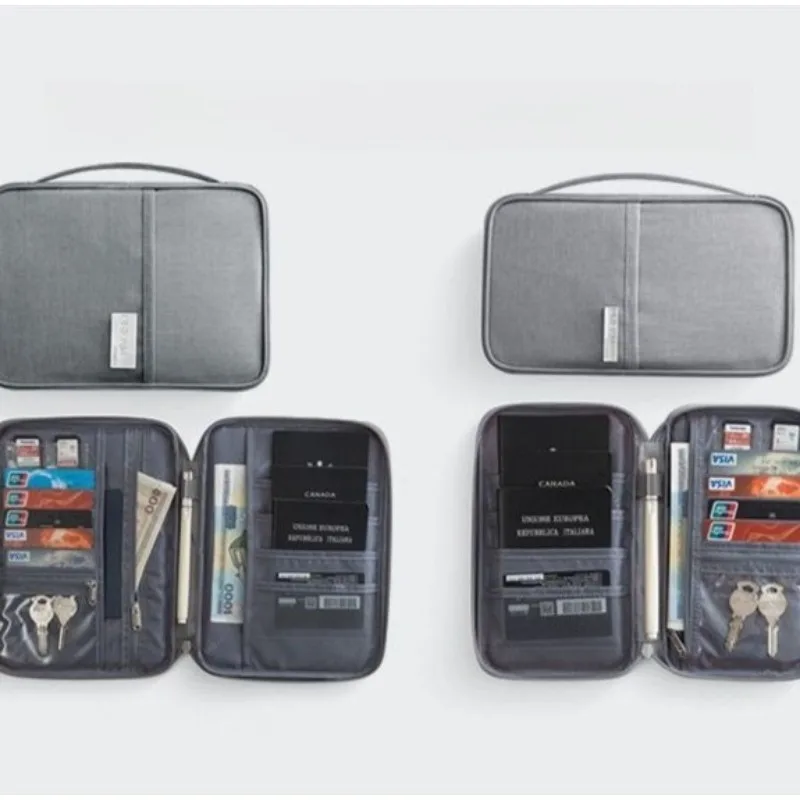 

1 шт., дорожная портативная сумка для самолета, водонепроницаемая высококачественная деловая сумка для паспорта, многофункциональная сумка для хранения катионных документов