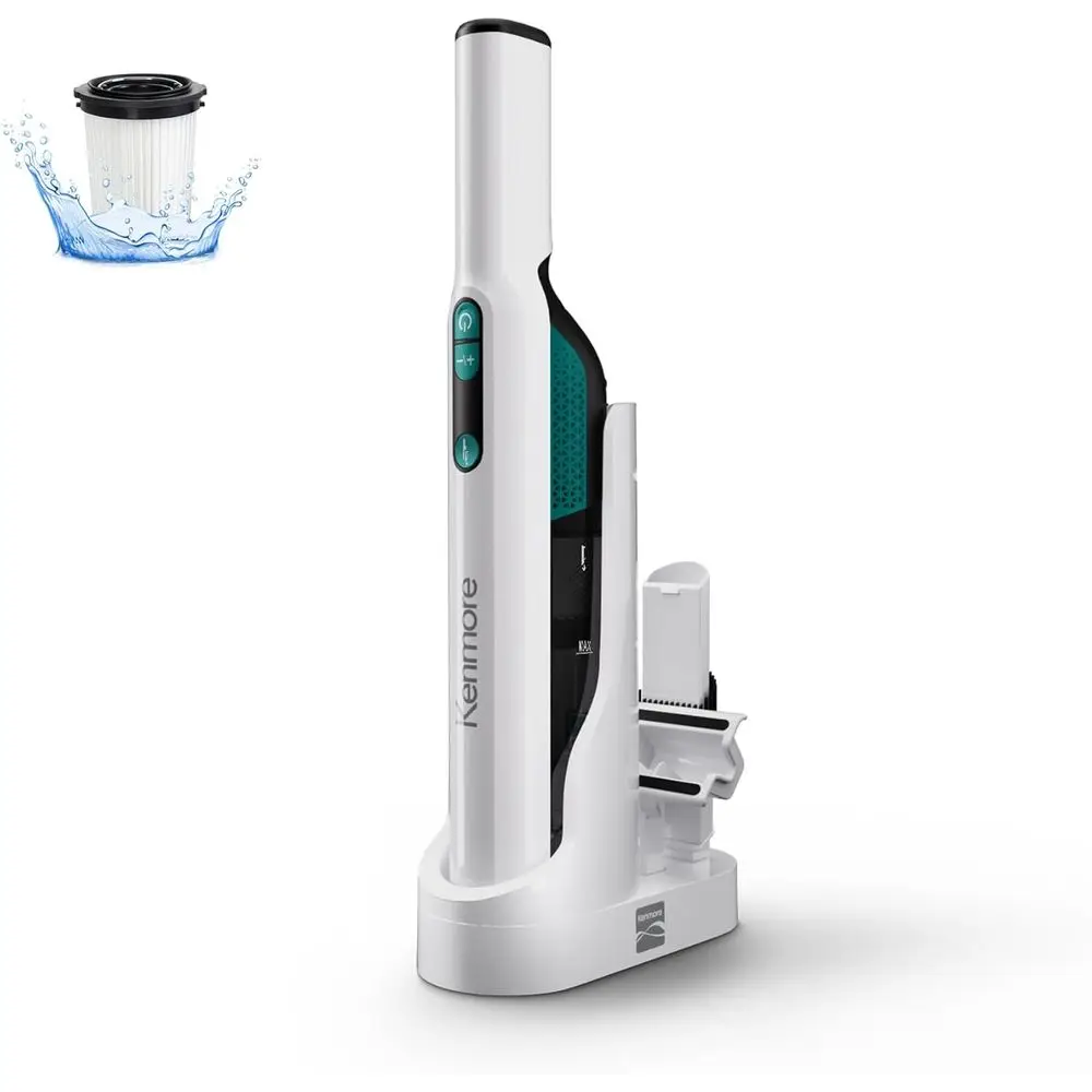 11.1V Lightweight 2-Speed Handheld Vacuum Cleaner with Powerful Suction for Pet Hair Removal, Car & Home Use