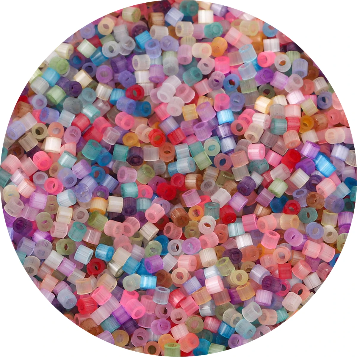 740Pcs 2.5mm Glass Rice Beads with Colored Spacing Beads for Diy Creative Bracelets Necklaces Rings and Decorative Accessories view 5