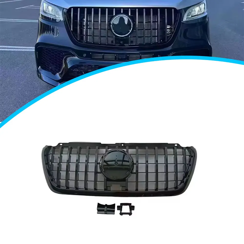 Wholesale high quality Auto Parts Bumper Front Grille for Mercedes benz Sprinter GT W907 2018