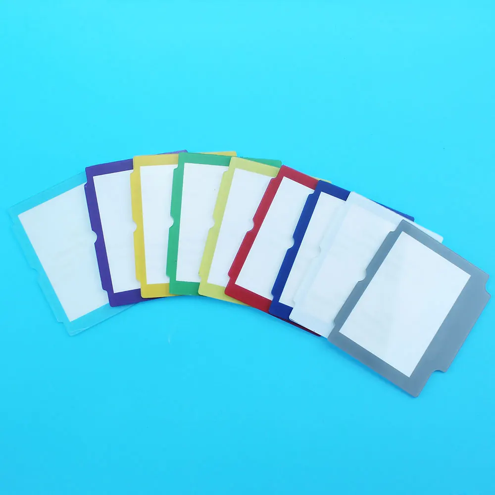 Espejo de lente de plástico de repuesto para Gameboy Advance SP, 2 piezas, pantalla IPS, accesorio Protector