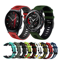 For Honor Watch GS Pro Smartwatch Strap 22mm Sport Silicone Band For Honor Watch 5/4 Pro/GS 3/Magic 2 46mm/Huawei GT 2 Bracelet