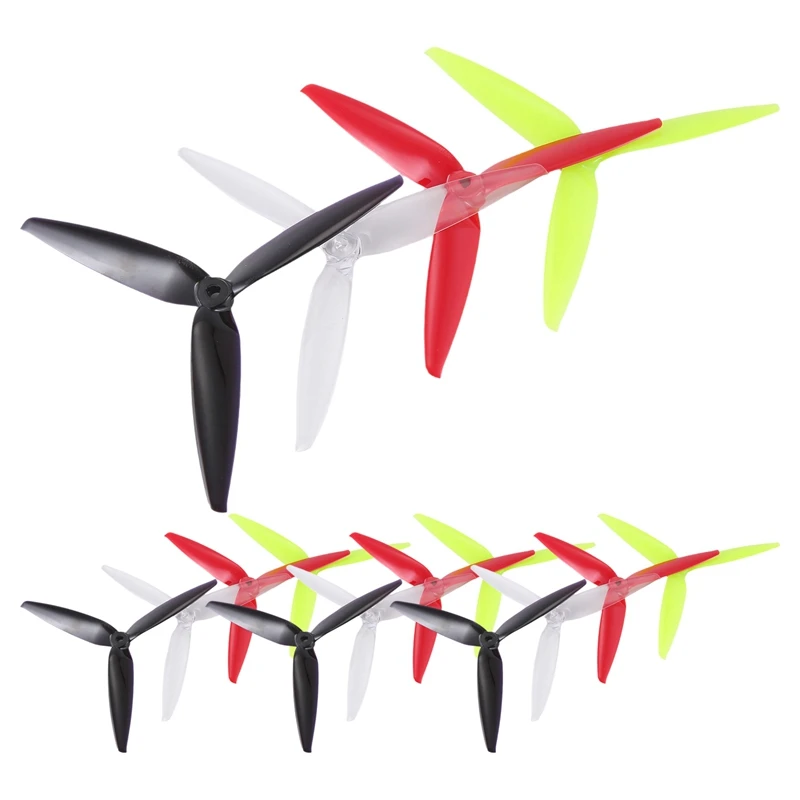 4 Packs 7040 7X4X3-Blade Pc Propeller Cw Ccw Voor Rc Fpv Freestyle 7Inch Long Range Lr7 Drones Diy Onderdelen