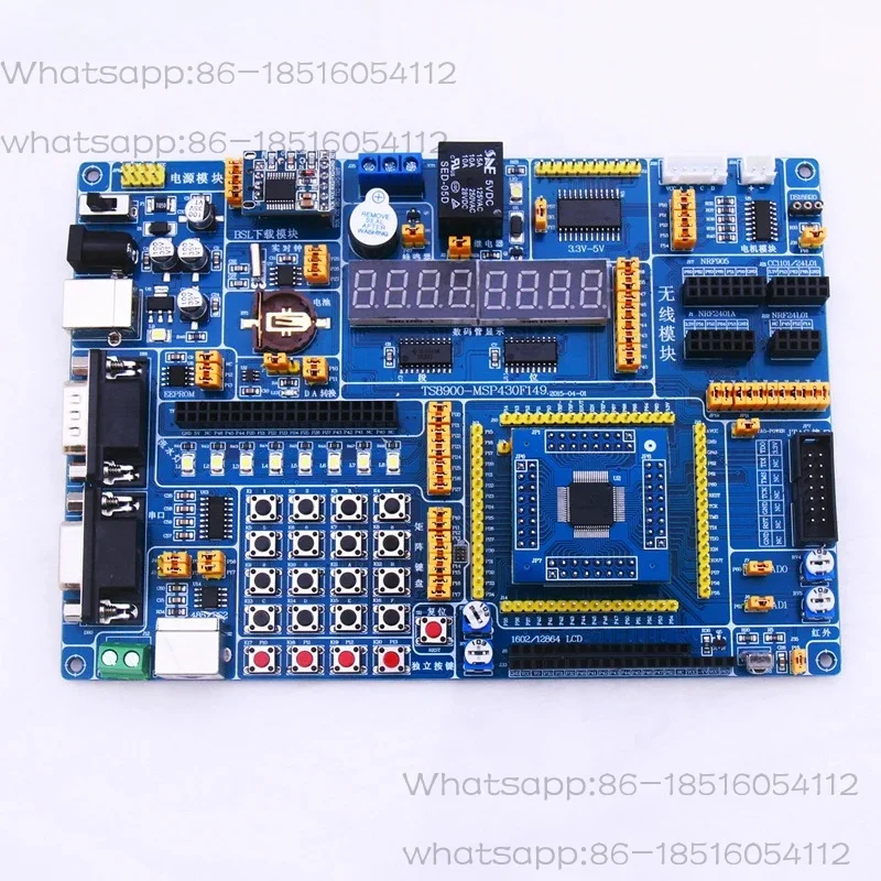 MSP430F149 development board /msp43 MCU development  experiment board / learning board with USB Download