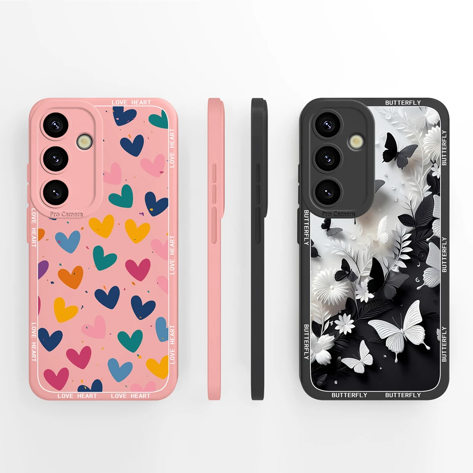 حافظة لهاتف سامسونج جالاكسي S24 FE S24 Plus S24 Ultra حافظة مضادة للصدمات والوقاية من السقوط لهاتف سامسونج s24 Coque