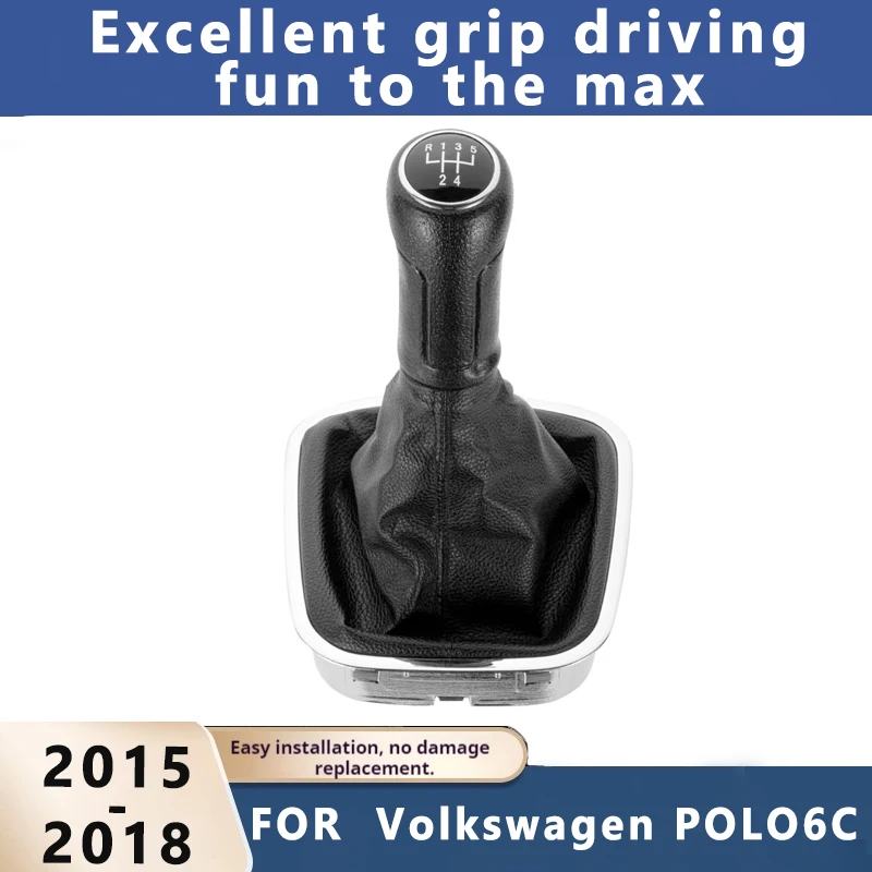 5/6 Speed Suitable for Volkswagen POLO6C 2015-2018 2016 2017 Shift Handball Polo Gear Head Gear Lever Gear Head Automotive Parts