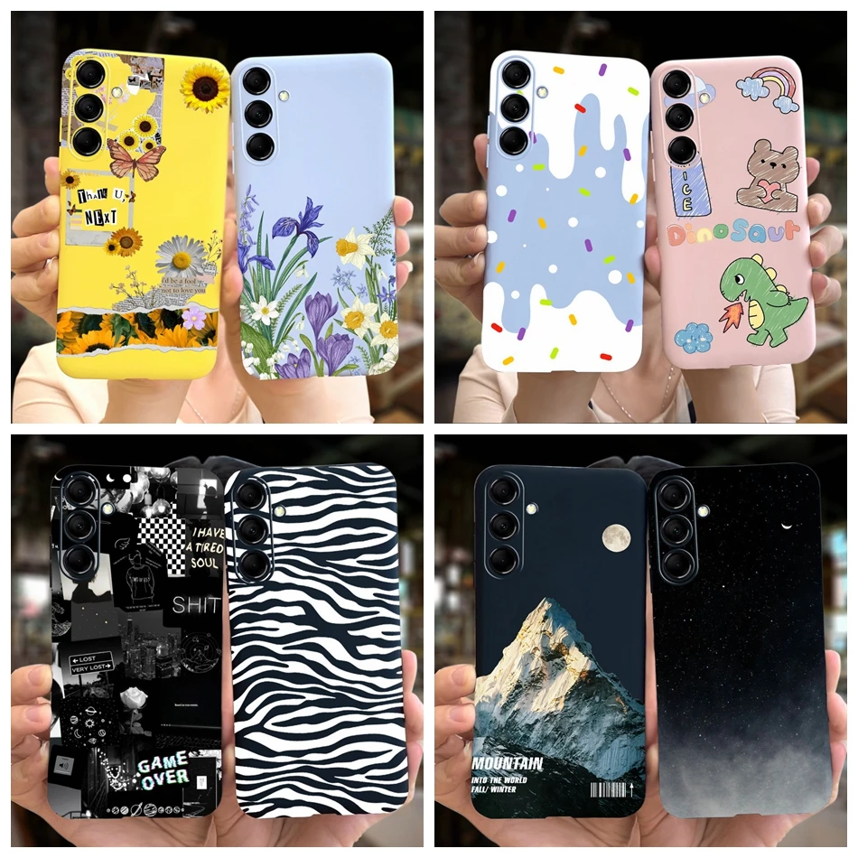 Stylish Silicon Case For Samsung Galaxy M14 2023 Phone Case Candy Color Soft Back Cover For Samsung M14 5G SM-M146B