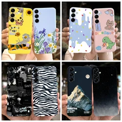Stylish Silicon Case For Samsung Galaxy M14 2023 Phone Case Candy Color Soft Back Cover For Samsung M14 5G SM-M146B