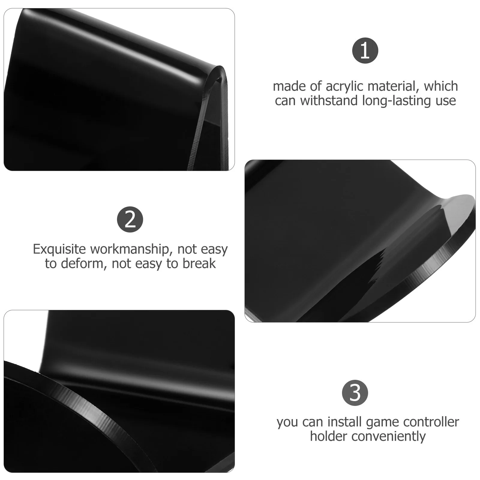 

Game Controller Holder Wall Mounted Display Rack Acrylic Multi-Functional Bracket Suitable Various Controllers Simple Minimalist