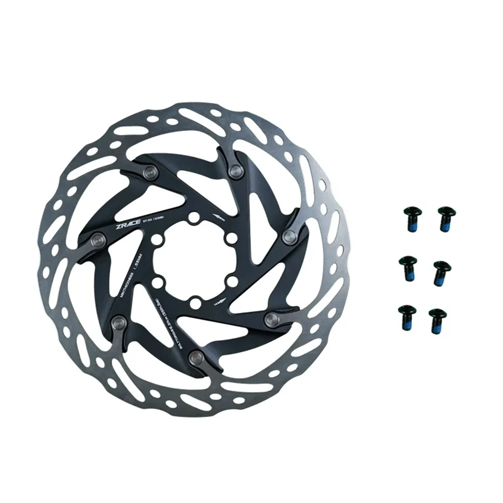 

ZRACE-RT-RX 6 Screw Disc Rotor, Ultralight, Strong Heat Dissipation, 160mm, Road Disc Brake, RT-RX-6-160mm, New, 2024