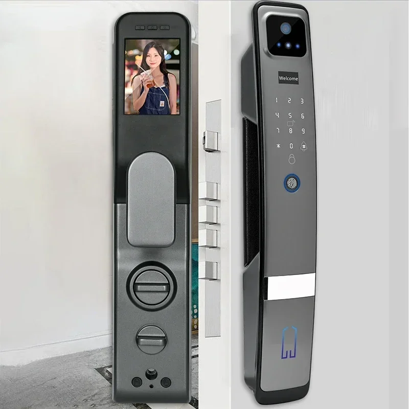 

Cross bordermulti functional wifi 3 way aluminum allow K7 mortise buy a camera smart lock 6068 hidden finger print smart lock