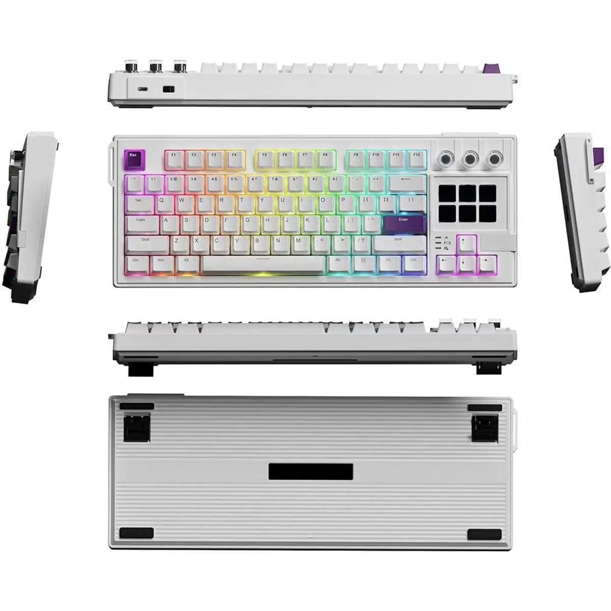 Mechanical gaming keyboard with RGB backlight