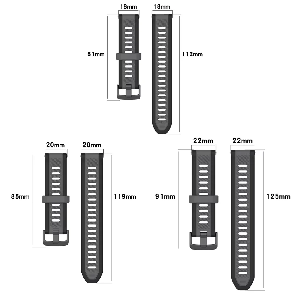 18mm 20mm 22mm Sports Silicone Strap for Huawei Watch GT7 Pro GT6 Pro GT7 GT6-5-4 46mm Bracelet for Huawei Watch GT7-6-5-4 41mm view 6