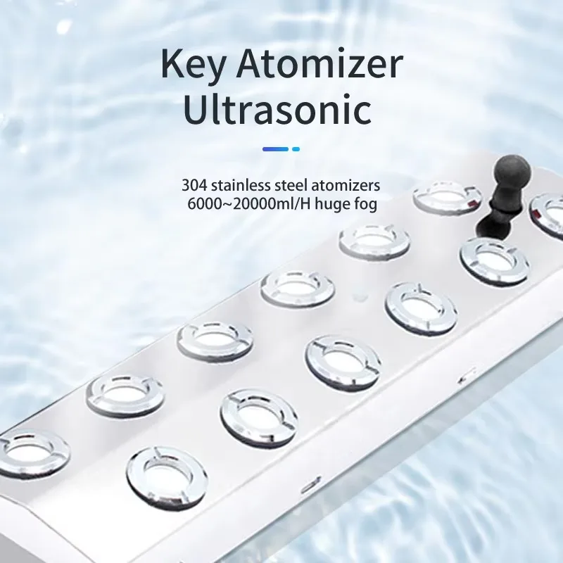20L/H Big Air Ultrasonic Humidifier Fog Industrial Commercial Warehouse Auto Refill Water Greenhouse Humidicator