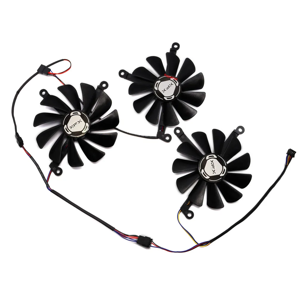 

3Pcs/Set 95mm 85MM Alternative Cooler,CF1010U12S CF9015H12S,Video Card Fan,For XFX RX 6700XT OC,For XFX RX 6750 XT