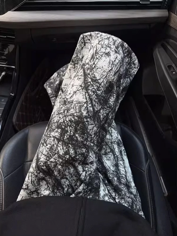 

Американские джинсы High Street Tie Dye, мужские осенне-зимние винтажные свободные прямые брюки с завышенной талией, молодежные модные брюки