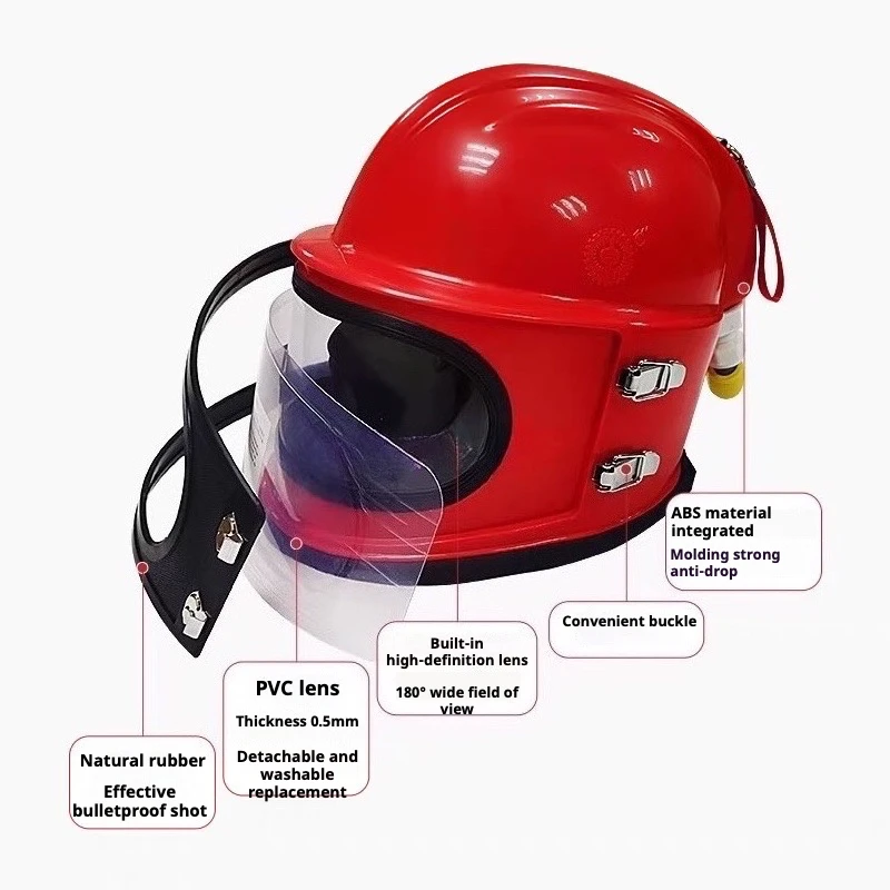 Sandblasting Safty Helmet for Sandblast Working / PVC Protective Shields Lens for Sandblaster Helmet