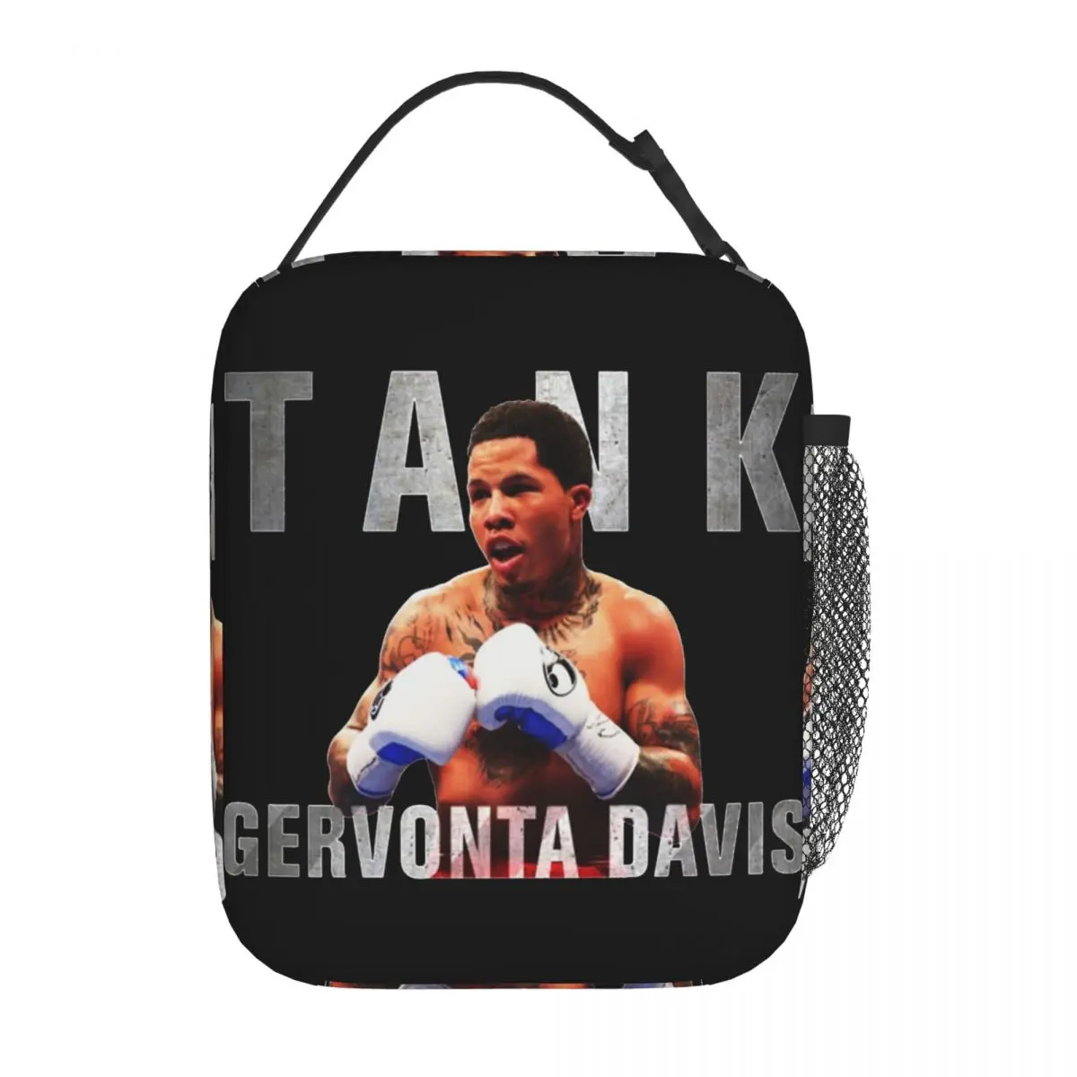 Gervonta Davis Tank Boxing Thermal Insulated Lunch Bag for Work Portable Bento Box Cooler Thermal Lunch Boxes