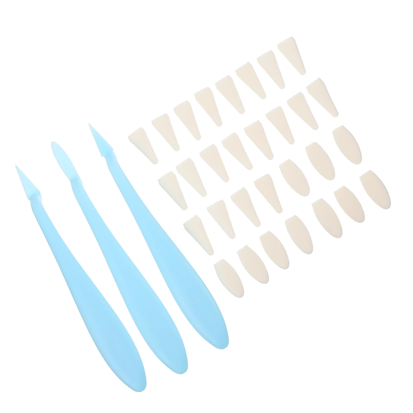 1Set Plastic Sketch Sponge Wiper Art Drawing Tool Durable Lightweight Portable for Students Sketch Smudge Erase Tool