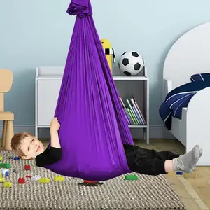 Swing Hängematte sensorischer elastischer Stuhl für Kinder und Erwachsene, tragbare Schwung, Camping, Yoga, Innenraum, Freien, Spielzeug 12 Hauptbalankoverkäufe für Kinder - №10