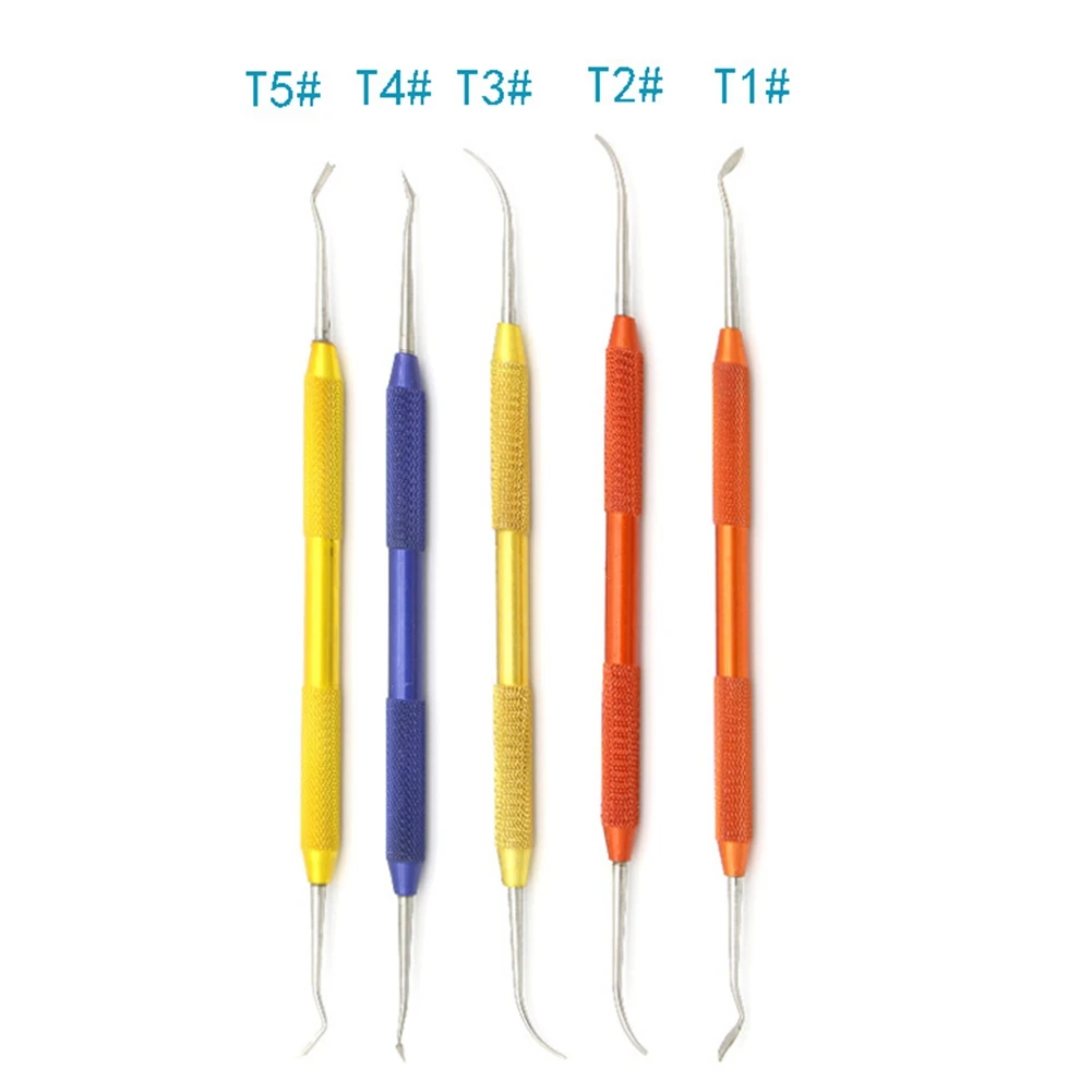 1 buah pisau patung lilin dokter gigi alat ukir Spatula pisau alat Lab gigi pasokan Aksesori dokter gigi (T1)