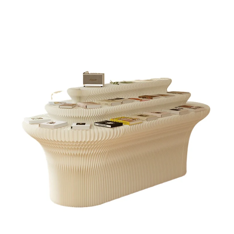 

Shelf folding booth multi-layer decorative display stand display