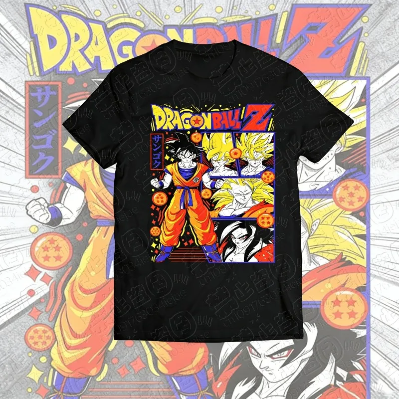 

Dragon Ball Z Men Women Son Goku T Shirts Vegeta 100% Cotton Clothes Funny Short Sleeve Crewneck Tee Shirt New Arrival T-Shirts