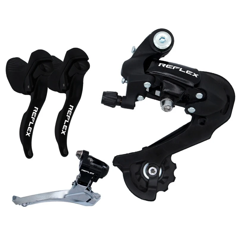 STLF SENSAH Road Bike Shifter 2x8 Speed Brake Lever Bicycle Derailleurs Groupset for  Rear Derailleurs