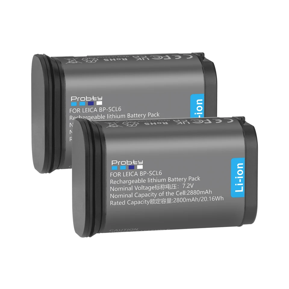 2880mAh BP-SCL6 交換用バッテリー ライカ Q2 SL2 SL2-S Q3 SL3 SL3-S