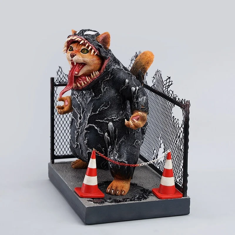 Em Estoque: Figura de Gato Venom Bang Jxk 1/6, Modelo de Animal Moderno, Ornamento de Mesa, Charme Clássico, Série de Presentes Colecionáveis