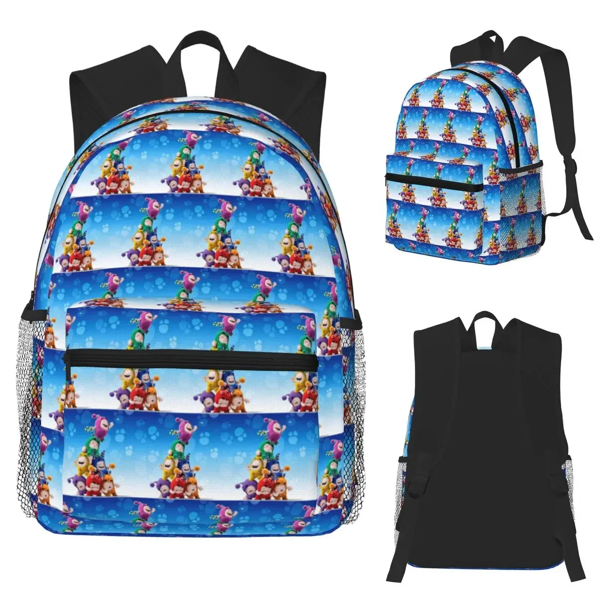 

Cartoon Oddbods Cute Student Backpack School Bag Hiking Travel Daypack for Men Women Fashion Bookbag Shoulder Bags