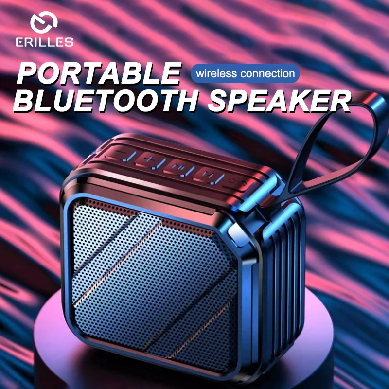 

Wireless Square Small Audio Heavy Bass Cycling Portable Waterproof Subwoofer Water Blue Tooth Speaker Gift Bluetooth Speakers