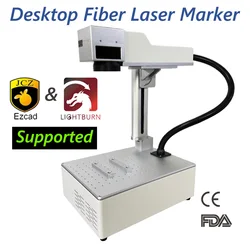 20W Max Q-Switch Desktop Fiber Laser Markering Machine Graveur