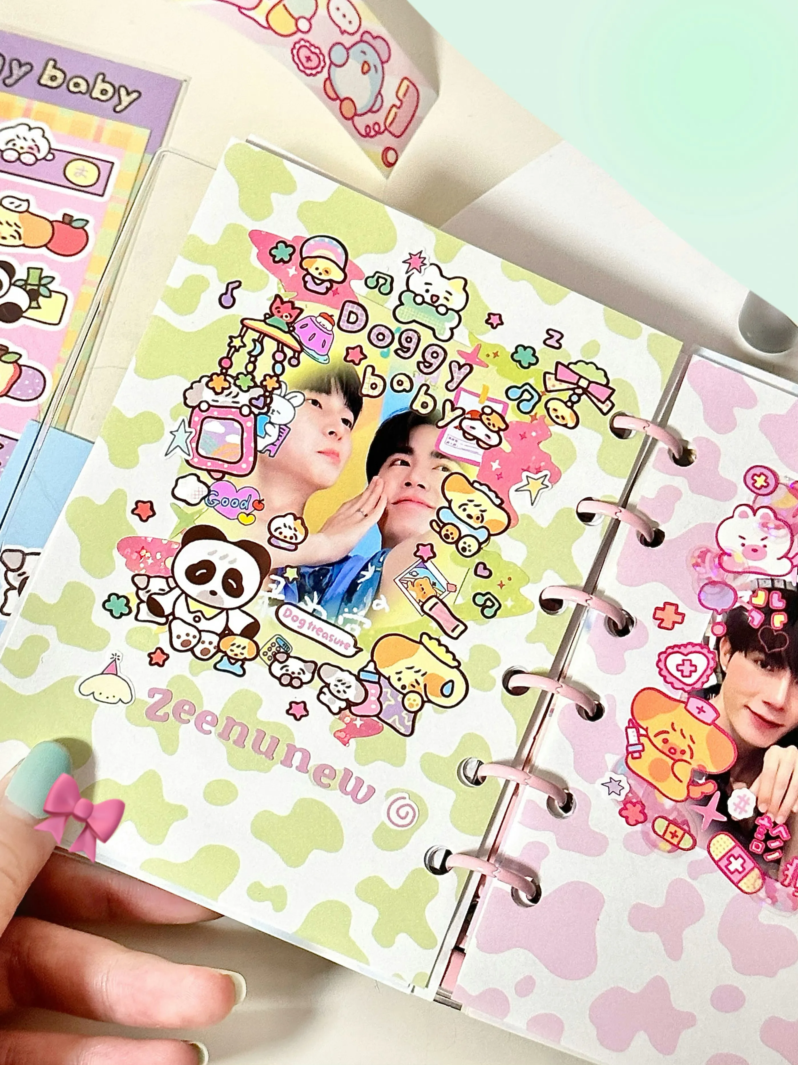 

Японские индексные наклейки Dog, украшение для мобильного телефона