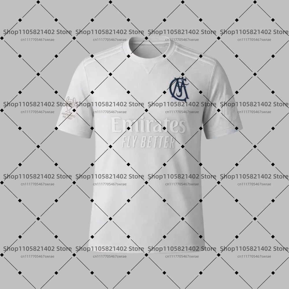 Madrid 125th Anniversary Special Edition Football Jersey, 2026 Unisex 3D Print Sport Breathable Mesh Quick Drying Jersey